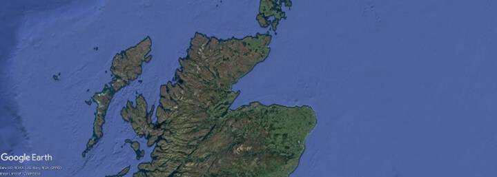 North Scotland coast